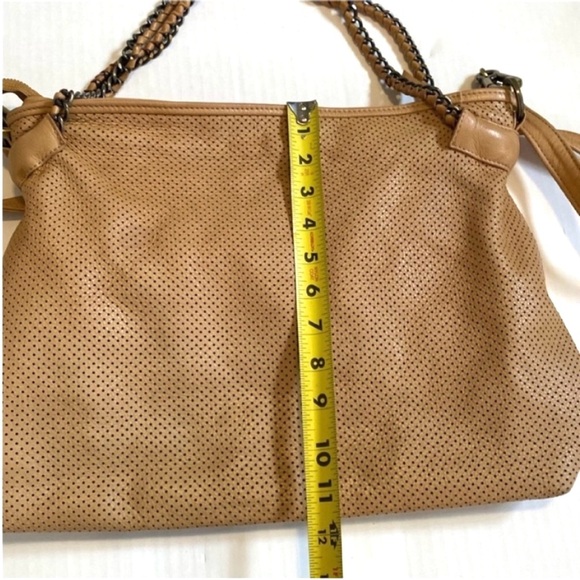 Carla Mancini Bag Tote Perforated Leather Shoulder Bag with pouch - Picture 15 of 16